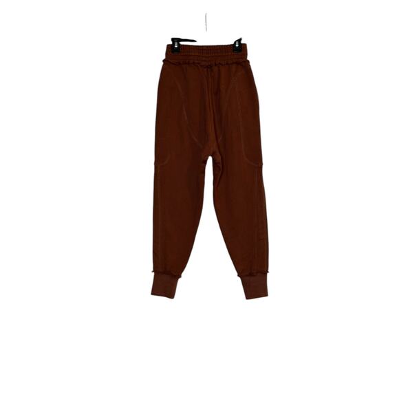 BBXBRAND brown pull on cropped sweat pants size UK 8 US 4 - Picture 12 of 13